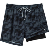2 in 1 Stretch Gym Shorts Blax