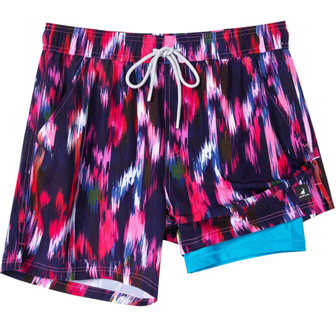 2 in 1 Stretch Gym Shorts Line