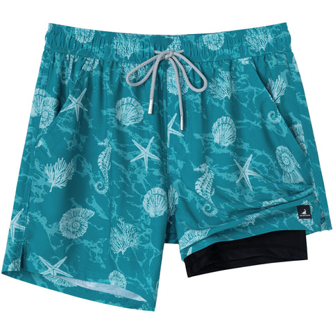 2 in 1 Stretch Gym Shorts Aquatix