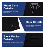 Athletic Performance Gym Shorts in Black