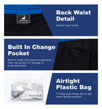 Athletic Performance Gym Shorts in Black