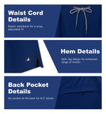 Athletic Performance Gym Shorts in Dark Blue