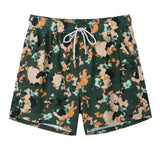 2 in 1 Stretch Gym Shorts Army