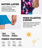 2 in 1 Stretch Gym Shorts Line
