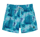 2 in 1 Stretch Gym Shorts Jellyfish