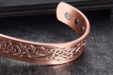 Vintage copper bracelet Viking