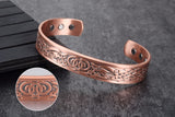 Vintage copper bracelet Viking