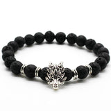 Pulsera de cabeza de lobo