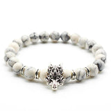 Pulsera de cabeza de lobo