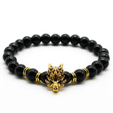 Pulsera de cabeza de lobo