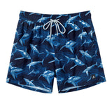 2 in 1 Stretch Gym Shorts Shark