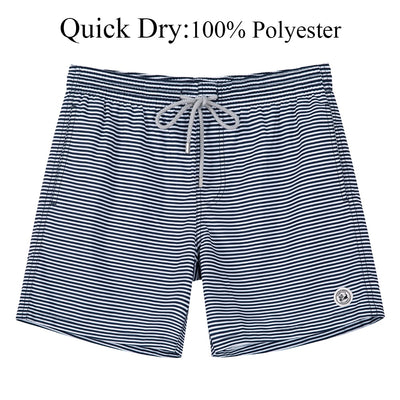 Quick-drying Swim Trunks Stripe