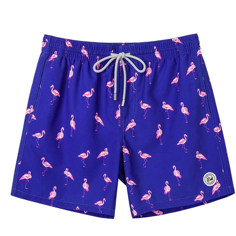 Quick-drying Swim Trunks purple Flamingo