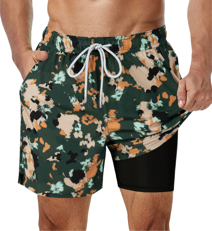 Mens stretch 2025 gym shorts