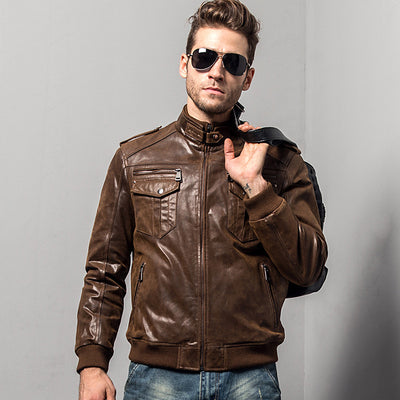 Genuine leather jacket Messoni