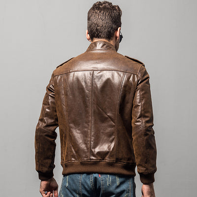 Genuine leather jacket Messoni