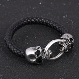 Stainless Steel Skull Bracelet