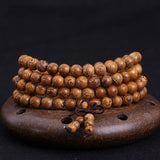 Pulsera tibetana de madera 108x0.8